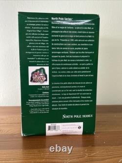 Dept 56 North Pole Series Hatly Hall #804440 Old Store Stock Missing Sign