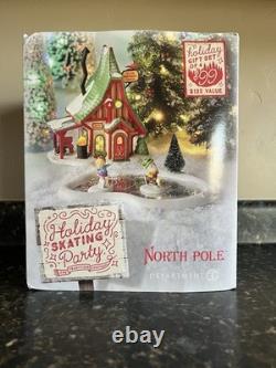Dept 56 North Pole Series Holiday Skating Party Retired Rare