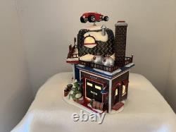 Dept 56 North Pole Series Hot Wheel's Custom Car Shop NIB