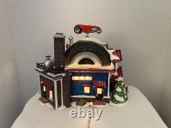 Dept 56 North Pole Series Hot Wheel's Custom Car Shop NIB