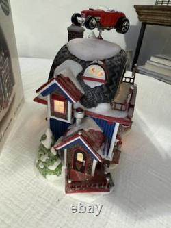 Dept 56 North Pole Series Hot Wheels Custom Car Shop 5656784 + Accessory WORKS