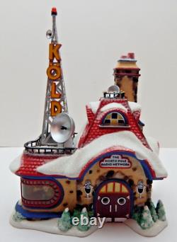 Dept 56 North Pole Series KOLD Radio #56761 Old Stock withBx/Lt Cord