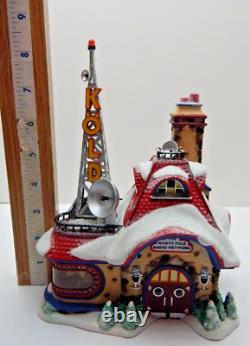 Dept 56 North Pole Series KOLD Radio #56761 Old Stock withBx/Lt Cord