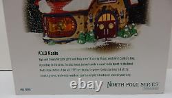 Dept 56 North Pole Series KOLD Radio #56761 Old Stock withBx/Lt Cord