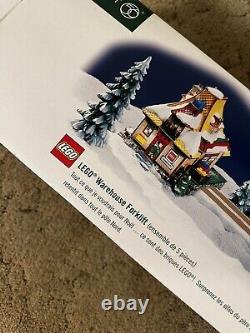 Dept 56 North Pole Series LEGO Warehouse Forklift #56.56816 Retired