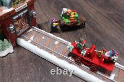 Dept 56 North Pole Series LOADING THE SLEIGH 52735 Train Christmas in Box