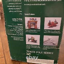Dept 56 North Pole Series LOADING THE SLEIGH Complete #52732 Train SEALED NEW
