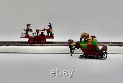 Dept 56 North Pole Series LOADING THE SLEIGH Complete Tested Works #52732 Train
