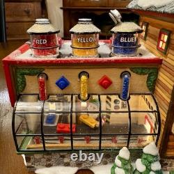 Dept. 56 North Pole Series Lego Building Creation Station 2001 Christmas Vintage