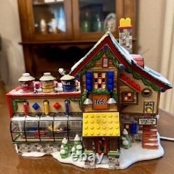 Dept. 56 North Pole Series Lego Building Creation Station 2001 Christmas Vintage
