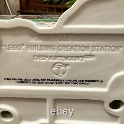 Dept. 56 North Pole Series Lego Building Creation Station 2001 Christmas Vintage