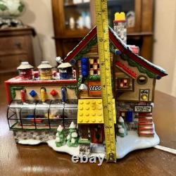 Dept. 56 North Pole Series Lego Building Creation Station 2001 Christmas Vintage
