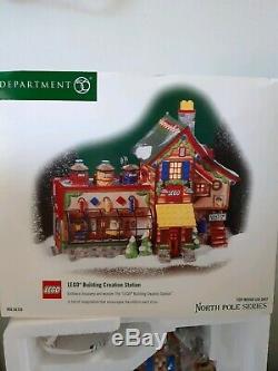 Dept 56 North Pole Series Lego Building Creation Station 56.56735 Village House