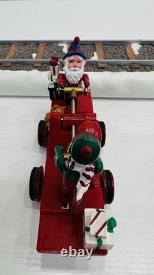 Dept 56 North Pole Series Loading The Sleigh Retired Excellent Condition