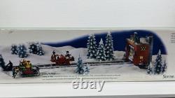 Dept 56 North Pole Series Loading The Sleigh Retired Excellent Condition