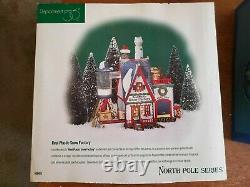 Dept 56 North Pole Series Lot Real Plastic Snow Factory new