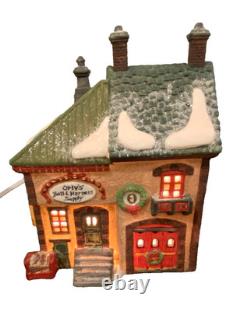 Dept 56 North Pole Series Lot of 5 Houses Boxed plus 3 Accessories Gazette Orlys