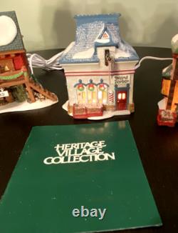 Dept 56 North Pole Series Lot of 5 Houses Boxed plus 3 Accessories Gazette Orlys