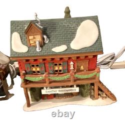 Dept 56 North Pole Series Lot of 5 Houses Boxed plus 3 Accessories Gazette Orlys