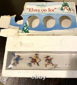 Dept 56 North Pole Series Lot of 5 Houses Boxed plus 3 Accessories Gazette Orlys