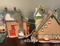 Dept 56 North Pole Series Lot of 5 Houses Boxed plus 3 Accessories Gazette Orlys