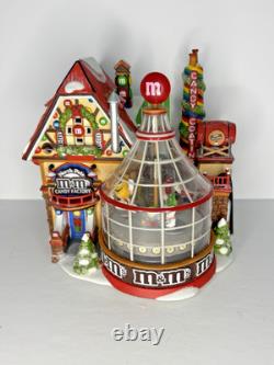 Dept 56 North Pole Series M&M's Candy Factory In Box Works Great