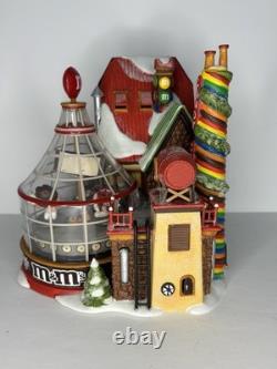 Dept 56 North Pole Series M&M's Candy Factory In Box Works Great Dept 56 North Pole Series M&M's Candy Factory In Box Works Great