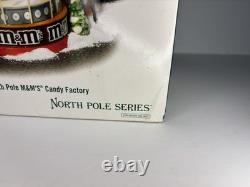 Dept 56 North Pole Series M&M's Candy Factory In Box Works Great