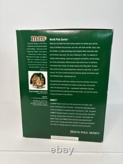 Dept 56 North Pole Series M&M's Candy Factory In Box Works Great