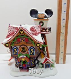 Dept 56 North Pole Series Mickey's North Pole Holiday House #56759 Old Stk withBox