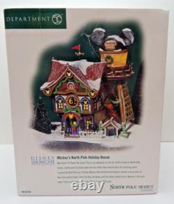 Dept 56 North Pole Series Mickey's North Pole Holiday House #56759 Old Stk withBox