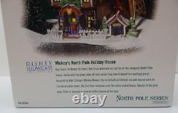 Dept 56 North Pole Series Mickey's North Pole Holiday House #56759 Old Stk withBox