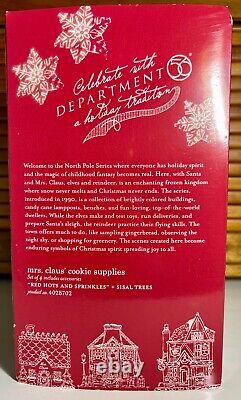 Dept. 56 North Pole Series Mrs. Claus Cookie Supplies #4028702