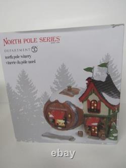 Dept 56 North Pole Series North Pole Winery 6009765 New Ships Free