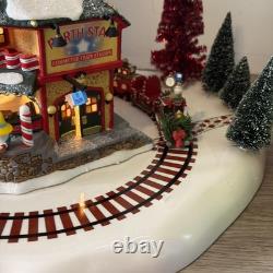 Dept 56 North Pole Series North Star Commuter Train Station #56782 Complete Set