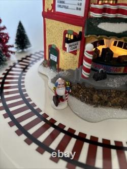 Dept 56 North Pole Series North Star Commuter Train Station #56782 Complete Set