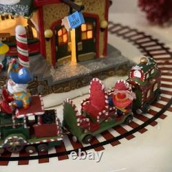 Dept 56 North Pole Series North Star Commuter Train Station #56782 Complete Set