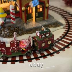 Dept 56 North Pole Series North Star Commuter Train Station #56782 Complete Set
