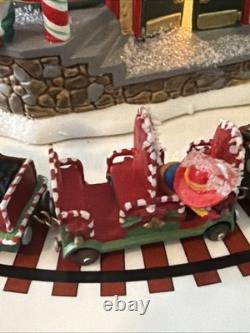 Dept 56 North Pole Series North Star Commuter Train Station #56782 Complete Set