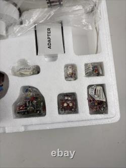 Dept 56 North Pole Series North Star Commuter Train Station #56782 Complete Set