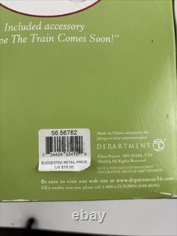 Dept 56 North Pole Series North Star Commuter Train Station #56782 Complete Set