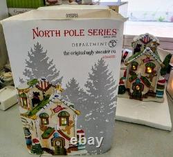 Dept 56 North Pole Series Original Ugly Sweater Co. Illuminated House