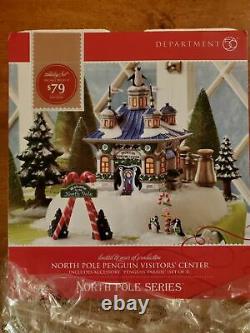 Dept 56 North Pole Series Penguin Visitors Center 805547 NEW in Box Christmas