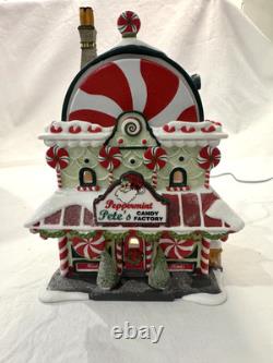 Dept 56 North Pole Series Peppermint Pete's #4016904 Works See Video Box