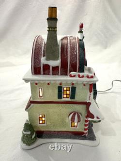 Dept 56 North Pole Series Peppermint Pete's #4016904 Works See Video Box