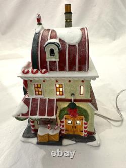 Dept 56 North Pole Series Peppermint Pete's #4016904 Works See Video Box
