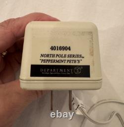 Dept 56 North Pole Series Peppermint Pete's #4016904 Works See Video Box