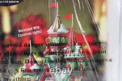 Dept 56 North Pole Series Poinsettia Palace Collectors' Edition Light Up House