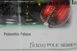 Dept 56 North Pole Series Poinsettia Palace Collectors' Edition Light Up House
