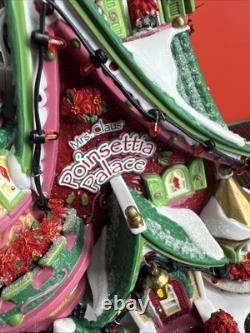 Dept 56 North Pole Series Poinsettia Palace Display Anywhere Lighting (D-4)